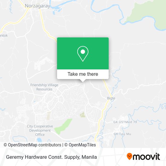 Geremy Hardware Const. Supply map