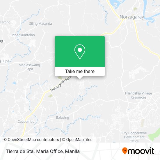 Tierra de Sta. Maria Office map