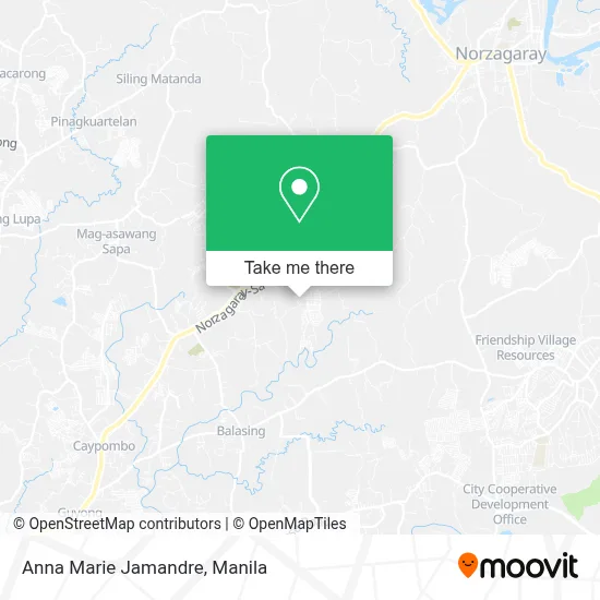 Anna Marie Jamandre map