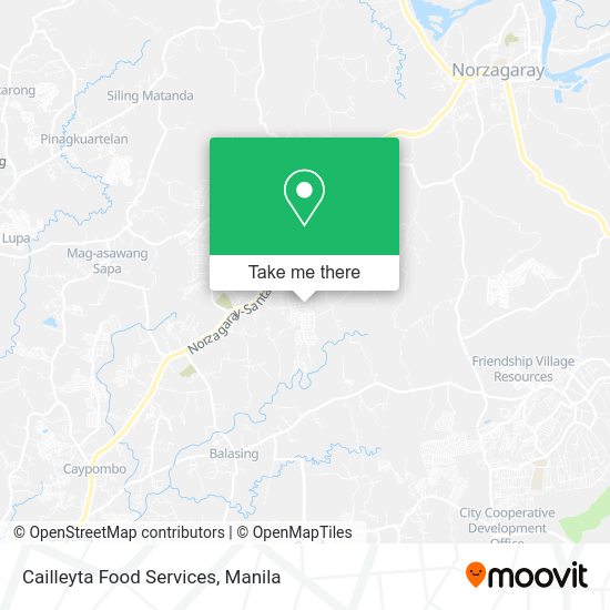 Cailleyta Food Services map
