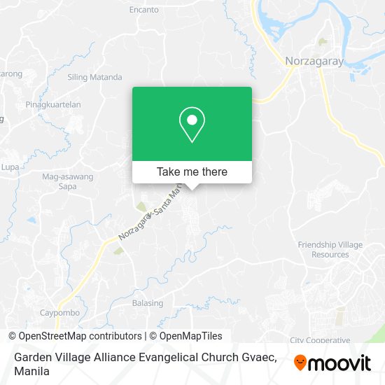 Garden Village Alliance Evangelical Church Gvaec map