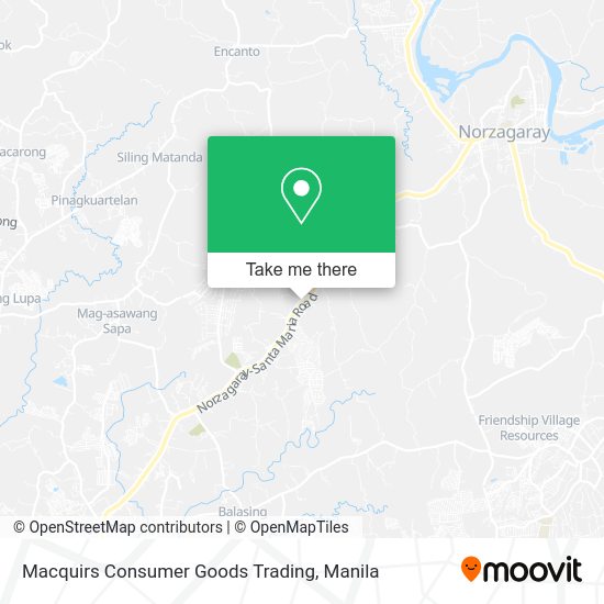 Macquirs Consumer Goods Trading map