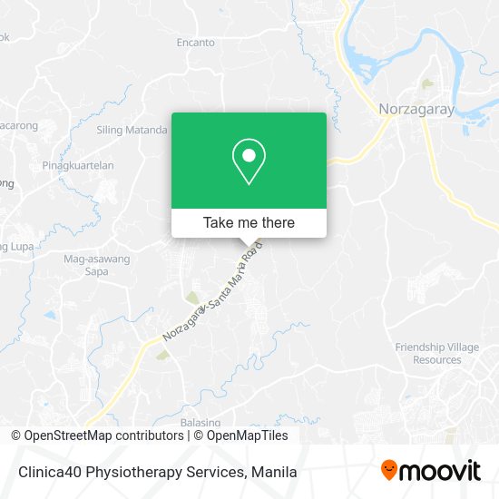 Clinica40 Physiotherapy Services map