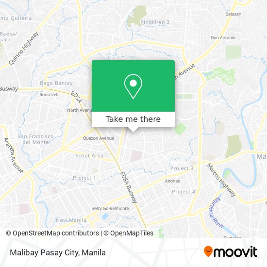 Malibay Pasay City map