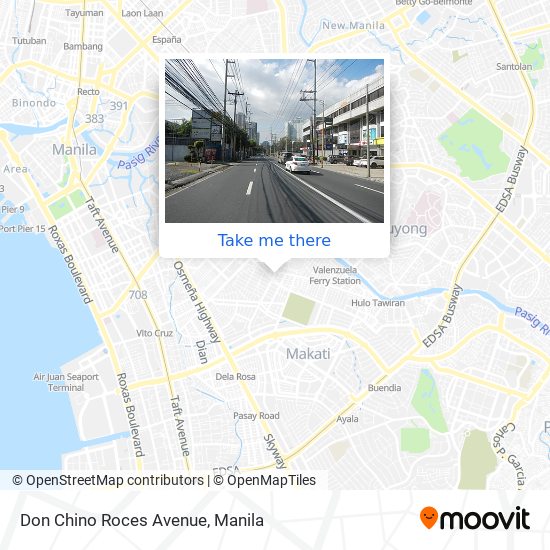 Don Chino Roces Avenue map