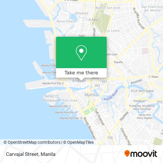 Carvajal Street map