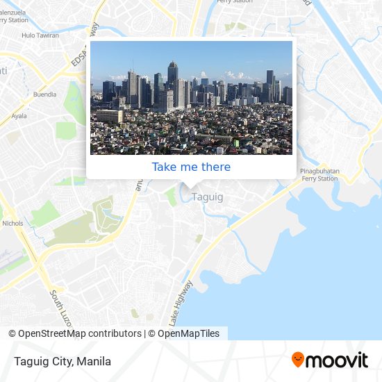 Taguig City map