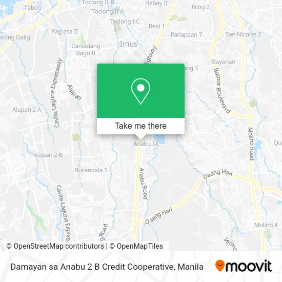 Damayan sa Anabu 2 B Credit Cooperative map