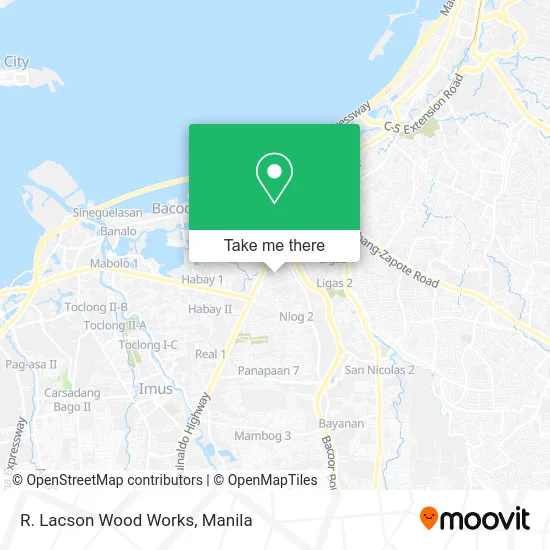 R. Lacson Wood Works map