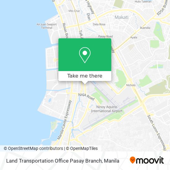 Land Transportation Office Pasay Branch map