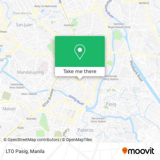 LTO Pasig map