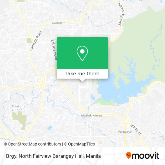 Brgy. North Fairview Barangay Hall map