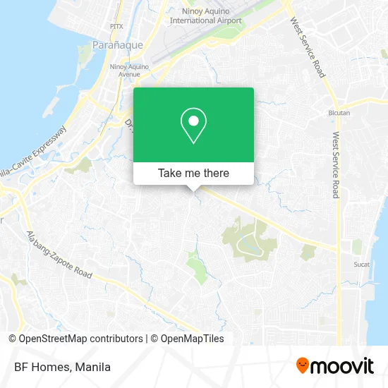 BF Homes map