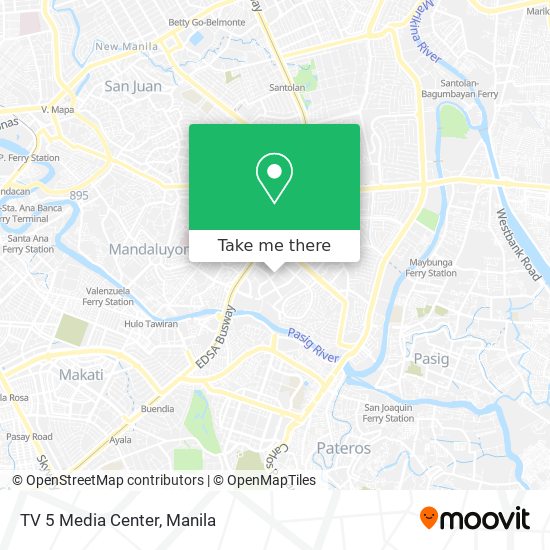 TV 5 Media Center map