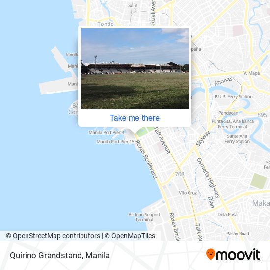 Quirino Grandstand map