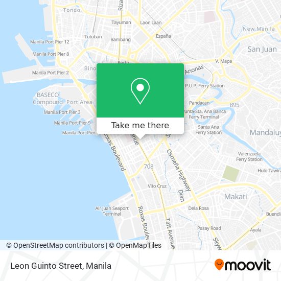 Leon Guinto Street map