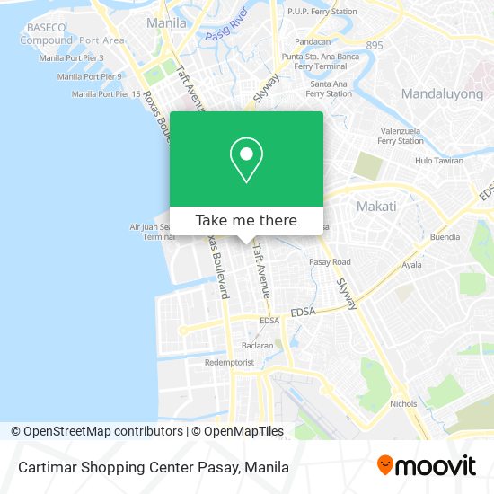 Cartimar Shopping Center Pasay map