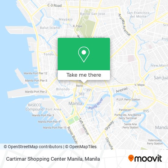 Cartimar Shopping Center Manila map
