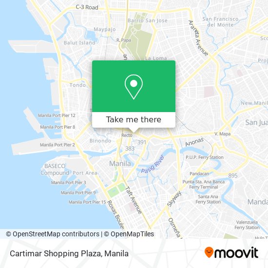 Cartimar Shopping Plaza map