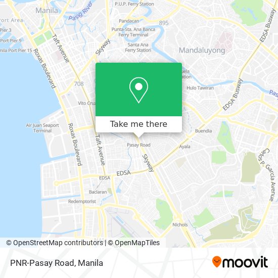 PNR-Pasay Road map