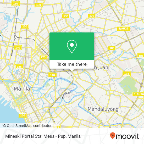 Mineski Portal Sta. Mesa - Pup map