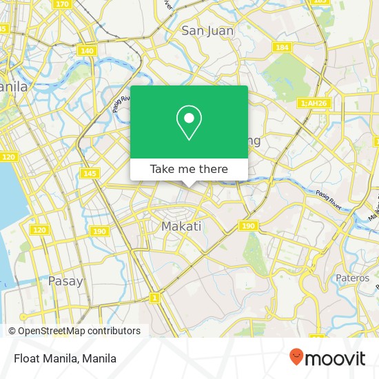 Float Manila map