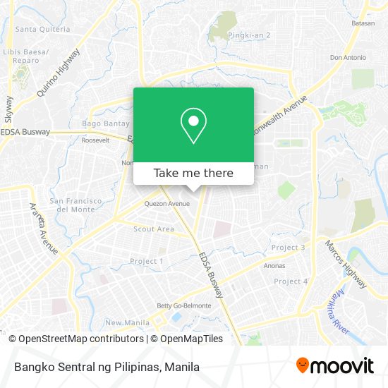 Bangko Sentral ng Pilipinas map