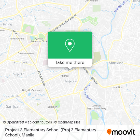 Project 3 Elementary School map