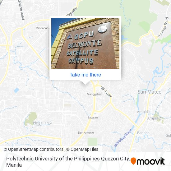 Polytechnic University of the Philippines Quezon City map