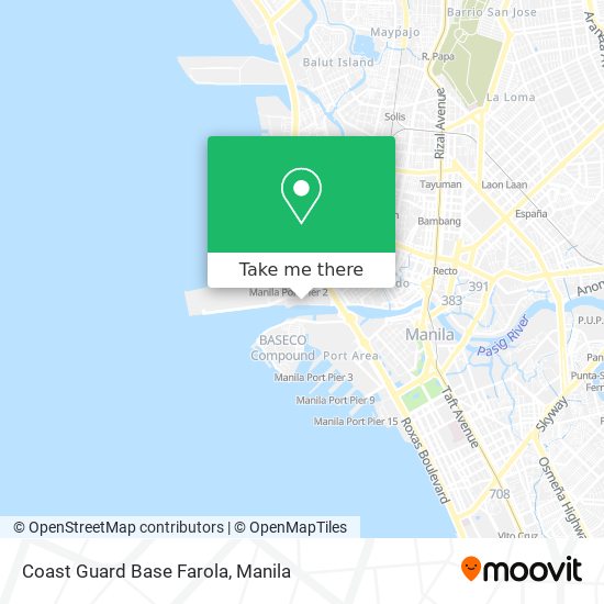 Coast Guard Base Farola map