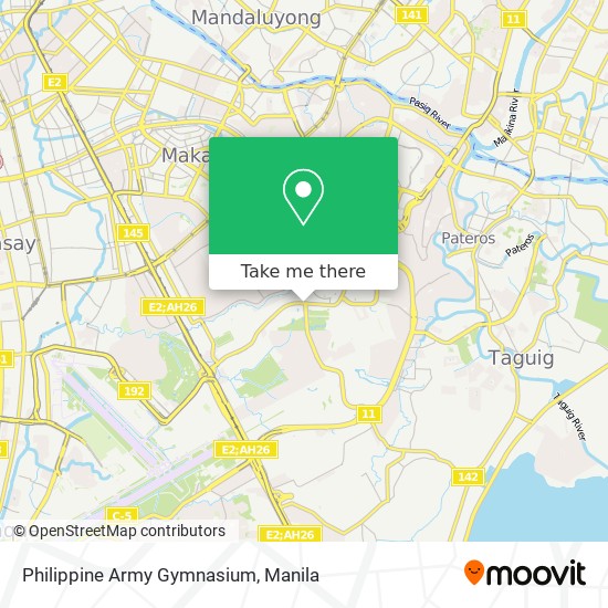 Philippine Army Gymnasium map