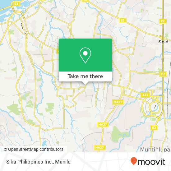 Sika Philippines Inc. map
