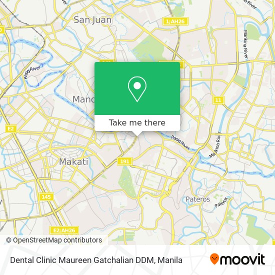 Dental Clinic Maureen Gatchalian DDM map