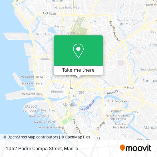 1052 Padre Campa Street map