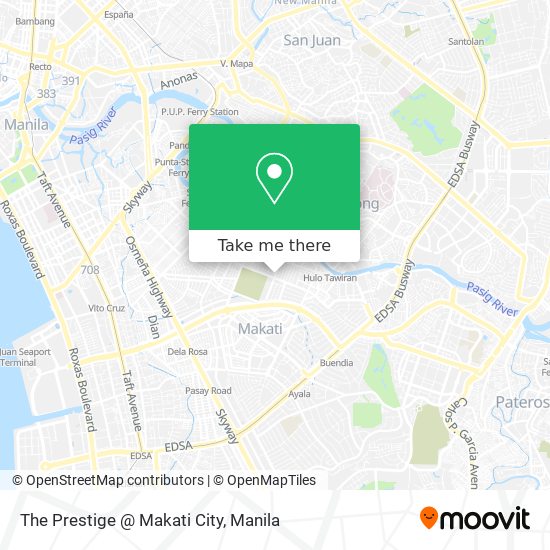 The Prestige @ Makati City map