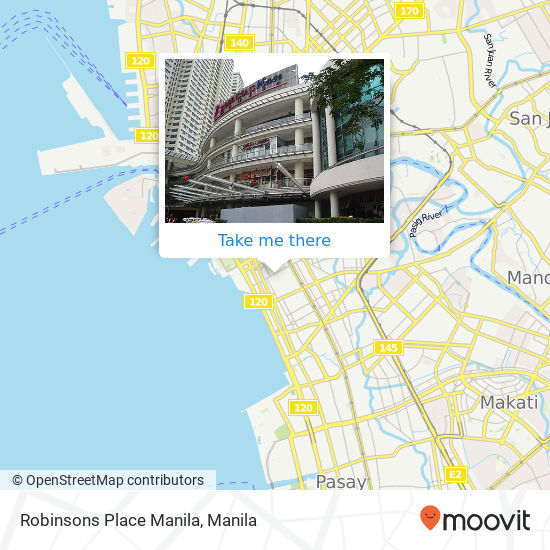 Robinsons Place Manila map