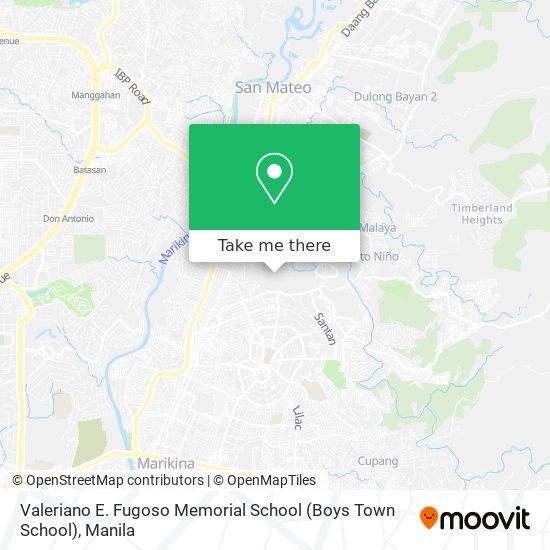 Valeriano E. Fugoso Memorial School (Boys Town School) map
