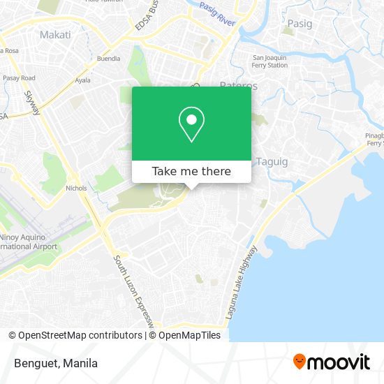 Benguet map