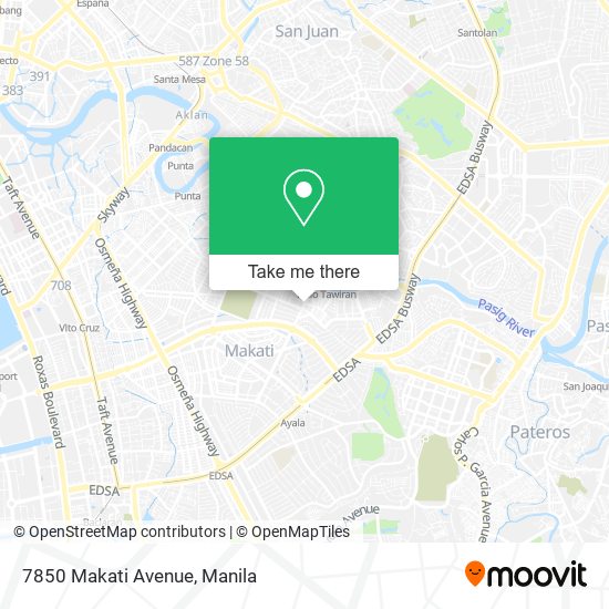 7850 Makati Avenue map