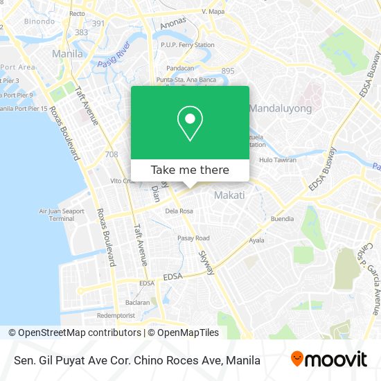Sen. Gil Puyat Ave Cor. Chino Roces Ave map