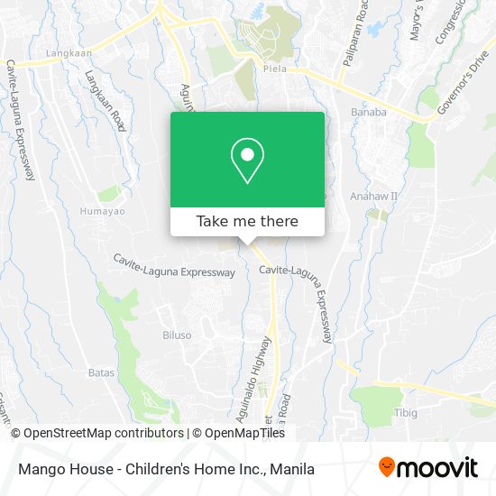 Mango House - Children's Home Inc. map