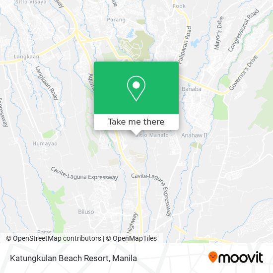 Katungkulan Beach Resort map