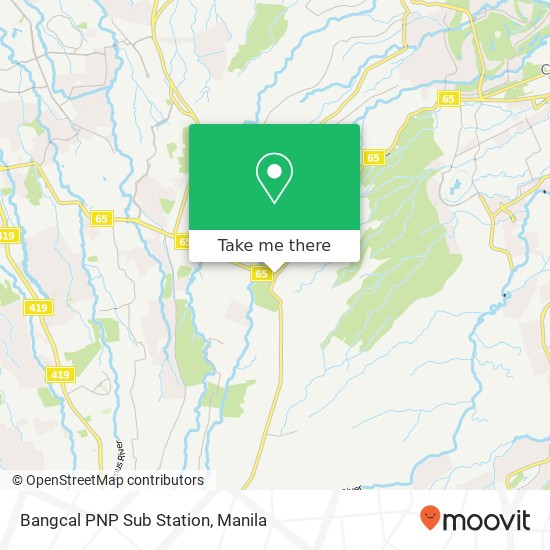 Bangcal PNP Sub Station map