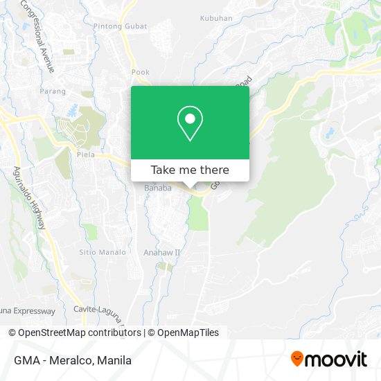 GMA - Meralco map