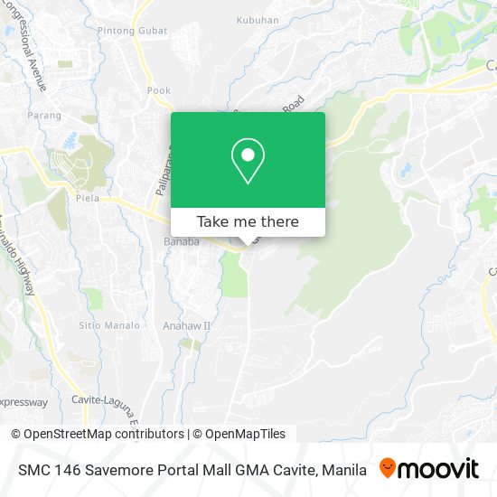 SMC 146 Savemore Portal Mall GMA Cavite map