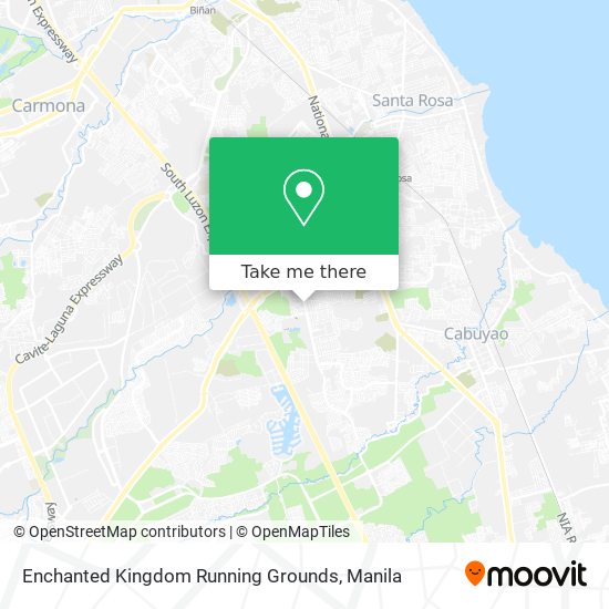 Enchanted Kingdom Running Grounds map