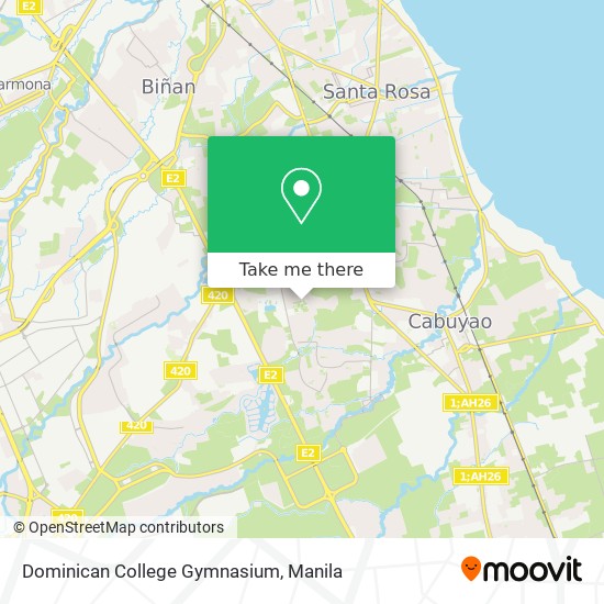 Dominican College Gymnasium map