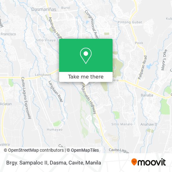 Brgy. Sampaloc II, Dasma, Cavite map