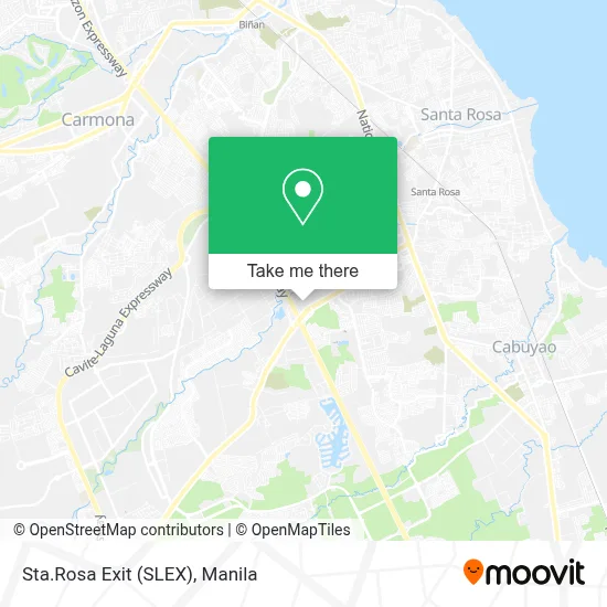 Sta.Rosa Exit (SLEX) map