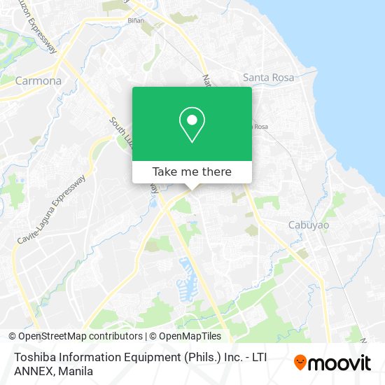 Toshiba Information Equipment (Phils.) Inc. - LTI ANNEX map